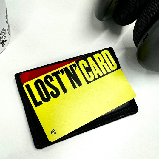 Lost'n'Card in Black and Yellow
